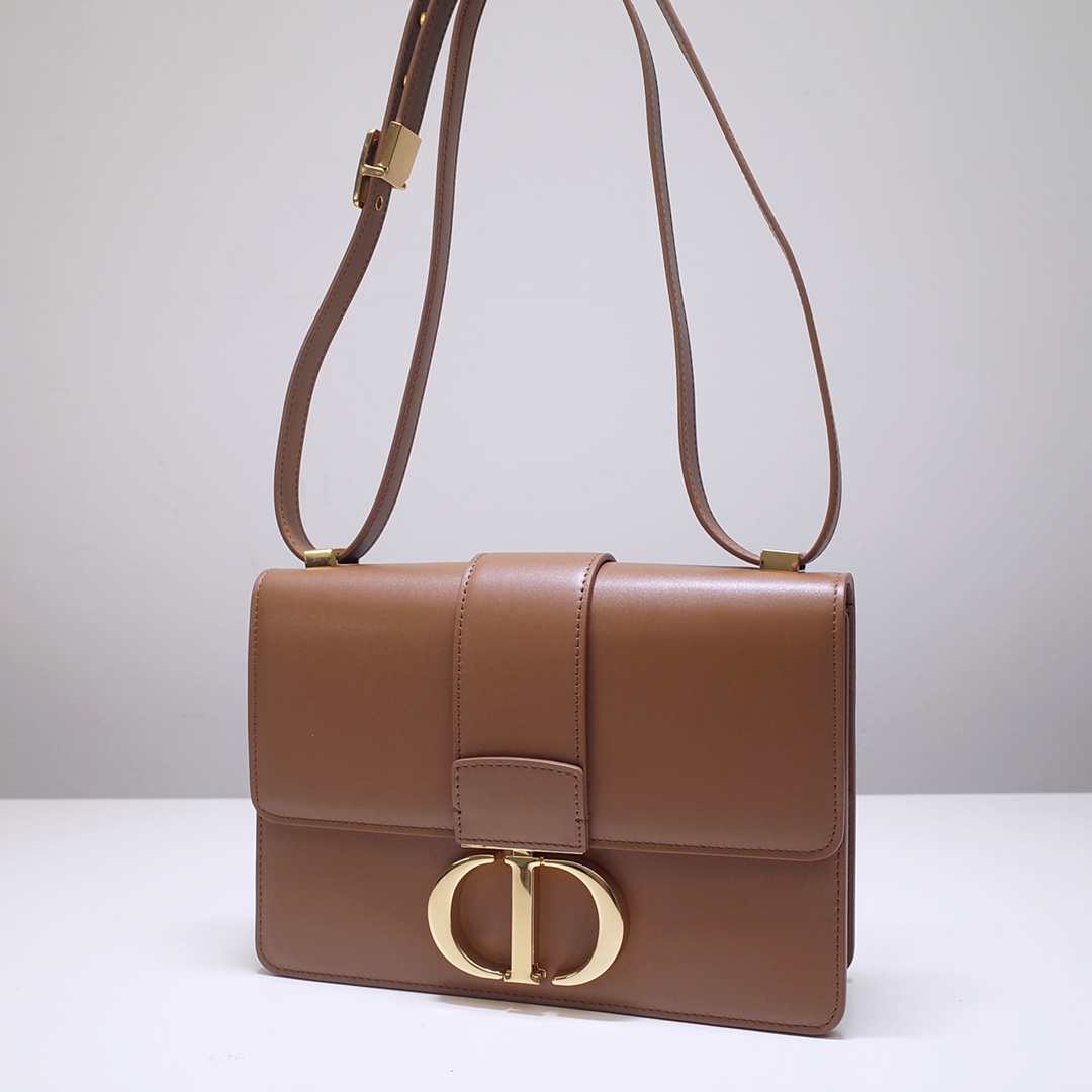 30 Montaigne Bag Caramel Box Calfskin